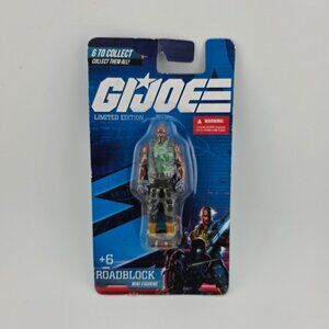 Hasbro‎ G.I. Joe Roadblock Limited Edition Collectible Mini Action Figure New